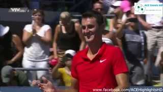 Richard Gasquet vs Bernard Tomic US OPEN 2015 [upl. by Marcus]