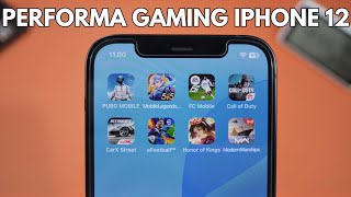 MASIH KUAT GAMING NYA IPHONE 12 IOS 181 GAMING TEST DI TAHUN 2024 [upl. by Zurc]