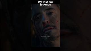 We lost our legends  Avengers endgame sacrifices youtubeshorts marvel ironman viral shorts [upl. by Selij]