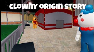 The Origin Of Clowny  Roblox Piggy Origin Story [upl. by Meingolda]