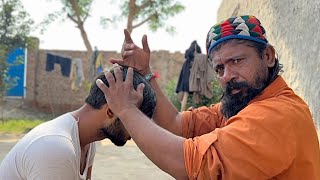 ASMR  BENGALI BABA IN ANGRY MOOD  NECK CRACK WITH HEAD MASSAGE  massage [upl. by Mihe]