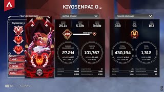 Kiyo Highlight 9 ❤️【Apex Legends】 [upl. by Noyad]