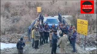 BRO constructed of an old bridge at village Panikhar kargil Ladakh [upl. by Atikahc]