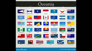 Oceania countries [upl. by Nordek]