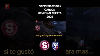 Saprissa vs san carlos semifinal 2024 saprissa sancarlos costarica futbol [upl. by Ulah]