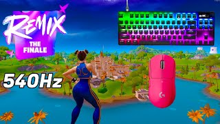 SteelSeries Apex Pro TKL ASMR 😴 Solo Gameplay 🏆 Satisfying Keyboard Fortnite 360 FPS 4K [upl. by Sutherlan]