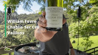 Wine Review William Fevre Chablis 1er Cru Vaillons 2019 [upl. by Meir80]