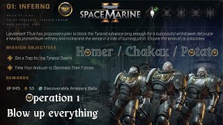 Plan 1 Make Everything Explode  Space Marine 2  Retributor Cpt Operations  Mission 1 [upl. by Gnol]