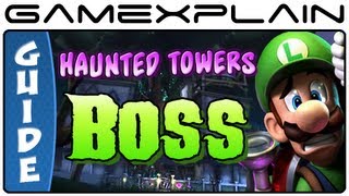 Luigis Mansion 2 Dark Moon Haunted Towers Boss Battle Gem Boo amp Puzzle Guide amp Walkthrough [upl. by Joanie613]