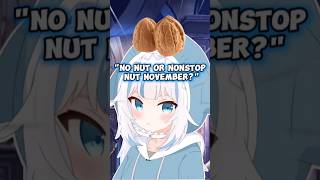 What Type Of November Does Gura Likeshololive hololiveen hololiveenglish vtuberclips vtuber [upl. by Bakki641]