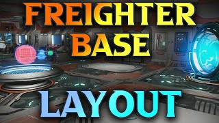 Functional No Mans Sky Freighter Base Building Layout Tutorial 2022 [upl. by Auot]