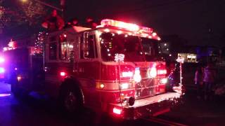 Wallington Fire Departments 2014 Holiday Parade [upl. by Tawnya292]