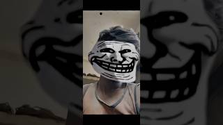 Troll face ☠️💀trending trollface explorepage editing edit funnyvideo comedy [upl. by Annaiel]