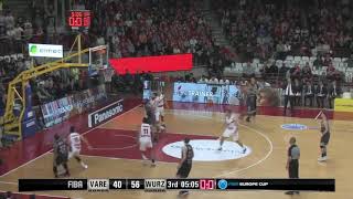 HIGHLIGHTS  Pallacanestro Varese vs sOliver Würzburg [upl. by Barnebas950]