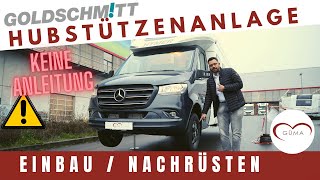 Hubstützenanlage Goldschmitt Pro Serie  Einbau amp Nachrüstung ins Wohnmobil  Hymer B MC T 680 [upl. by Eraste]