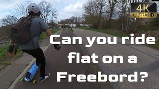 Can you ride flat on a Freebord [upl. by Millan]