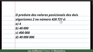 Valor Posicional ⭕ Matemática Básica [upl. by Nerrej]