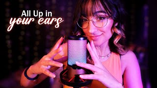 ASMR  All Up in Your Ears 💛 New Mic CHERRY UM 90 RGB 😍 [upl. by Attelrahc152]