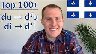 LAffrication Québécoise Top 100 Mots Avec DzuDzi  LAccent Québécois [upl. by Lowrance]