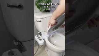 How to Install Toilet Seat Bidet  Easy amp Quick DIY Installation Tutorial link in description [upl. by Enomrej]