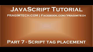 Where should the script tag be placed in html [upl. by Faux308]