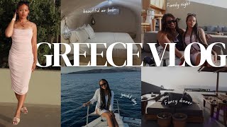 Greece Vlog 🇬🇷  Athens amp Santorini  6 days  yacht day Dinner in the sky  Shopping [upl. by Nahshon79]