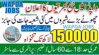 Latest Wapda Jobs 2024  Wapda Paid Internship Program 2024  Today New Govt Jobs 2024 In Wapda [upl. by Panthia]