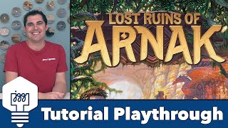 Lost Ruins of Arnak  Tutorial Playthrough [upl. by Pierette]