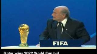 Qatar wins 2022 world Cup bid [upl. by Gokey]