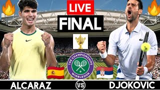 Djokovic 🇷🇸 vs Alcaraz 🇪🇦 Live  Wimbledon 2024  Carlos Alcaraz vs Novak Djokovic Live [upl. by Rodmun]