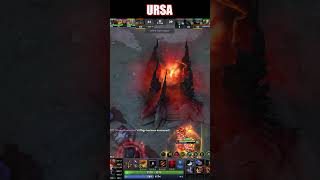 Ursa farming instant 2400golds🔥This feeling so good shorts dota2 Rampage Dota2gameplay [upl. by Blakely244]