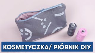 Jak uszyć kosmetyczkę lub piórnik DIY 🖤 Joulenka [upl. by Gleich]