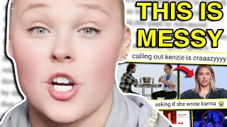 JOJO SIWA GETS MESSIER calling out kenzie  ex gf drama [upl. by Sitof]