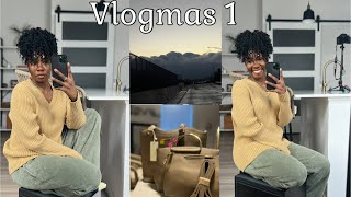 Vlogmas 01  A Message I Needed  Doing My Hair  Running Errands  New Bag  VibrantPeace [upl. by Valry]