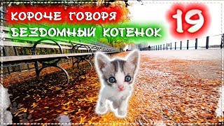 КОРОЧЕ ГОВОРЯ Я БЕЗДОМНЫЙ КОТЕНОК Лайки 19 От первого лица История одной жизни [upl. by Ttennaej]