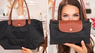 How To Fold Longchamp Le Pliage Tote [upl. by Einapets]