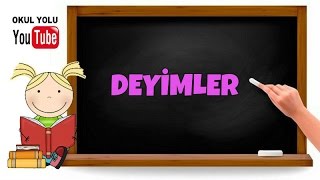 Deyimler Açıklaması ile Birlikte [upl. by Hayden]