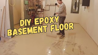 DIY Epoxy or Polyaspartic Flake Coatings With my help [upl. by Akehsyt272]