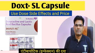 Doxt SL Capsule Use Dose Price and Side Effects in Hindi  Doxycycline  Antibiotic [upl. by Agem]