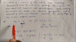 Eudiometry part 1 Solved Numericals  CLASS XI CHEMISTRY [upl. by Nahs458]