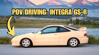 POV DRIVING Acura Integra GSR 4K [upl. by Belvia731]