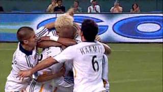 David Beckham First Goal for LA Galaxy vs United 08152007 [upl. by Axela]