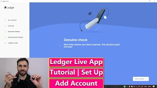 Ledger Live App Full Tutorial How to Set Up and Add an Account to Ledger Live [upl. by Aceissej]