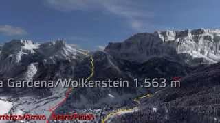 Sellaronda Skimarathon HD da Selva Valgardena [upl. by Dyanne]