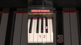 Carol of the bells notes tutorial video shots piano carolofthebells [upl. by Gilmore]