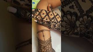 Mahendi new degain weddingbebeautifulbyrk instagram rkmakeover122 [upl. by Horatius749]