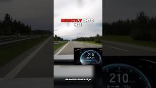 Speeding on autobahn nearly goes wrong [upl. by Bum48]