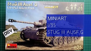 Miniart 135 StuG III AusfG Feb 1943 Interior Kit 35335 Review [upl. by Anan887]