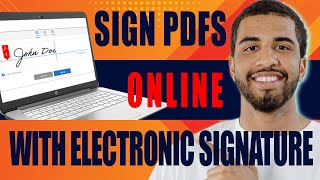 How to Use Adobe Sign  Sign PDFs Online With Electronic Signature 2024 [upl. by Haldan]