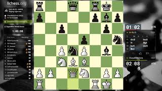 Sämisch variation vs an International Master playing the Kings Indian  Live Commentary [upl. by Malkin]